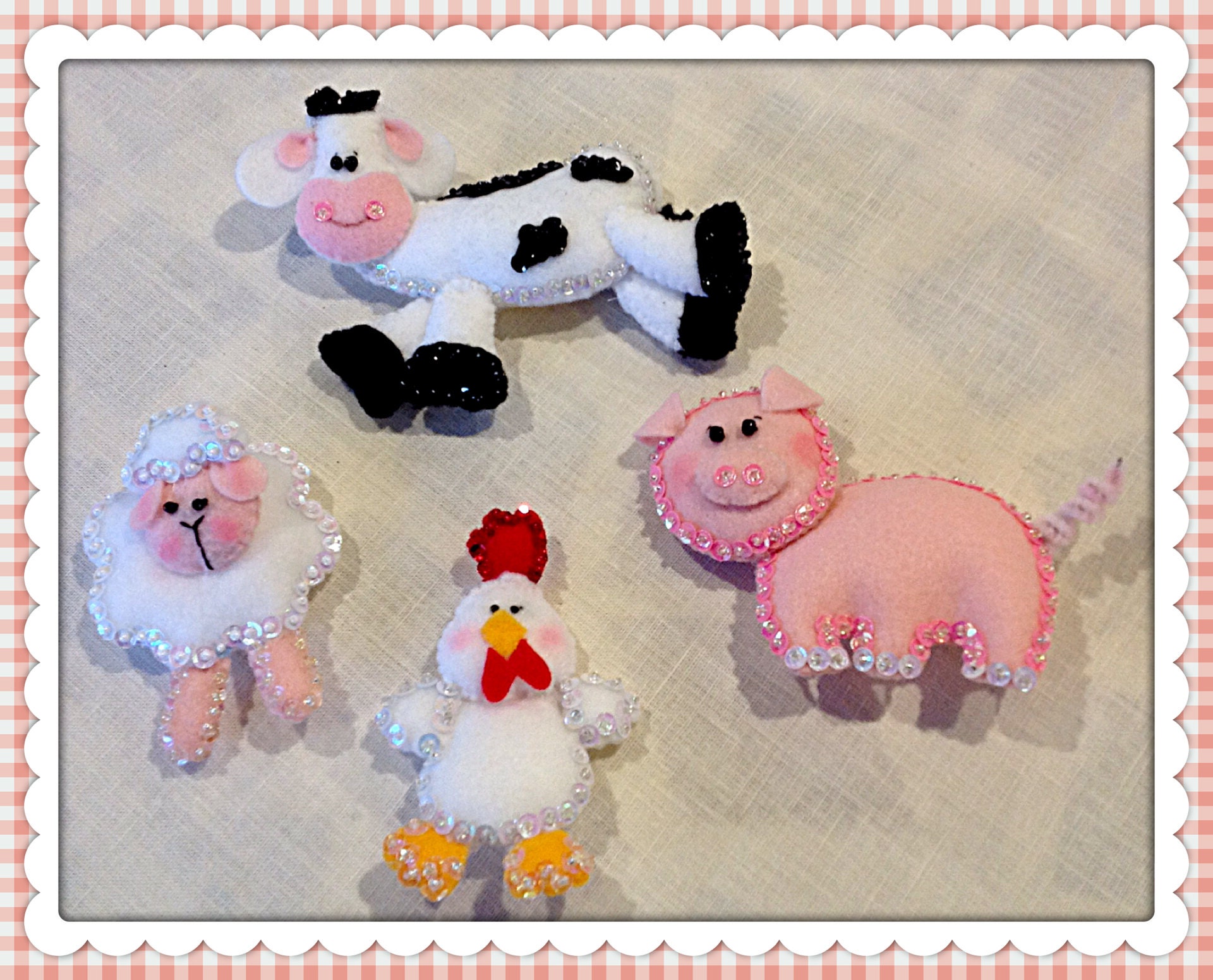 baby mobile farm crib mobile barnyard animals baby shower gift