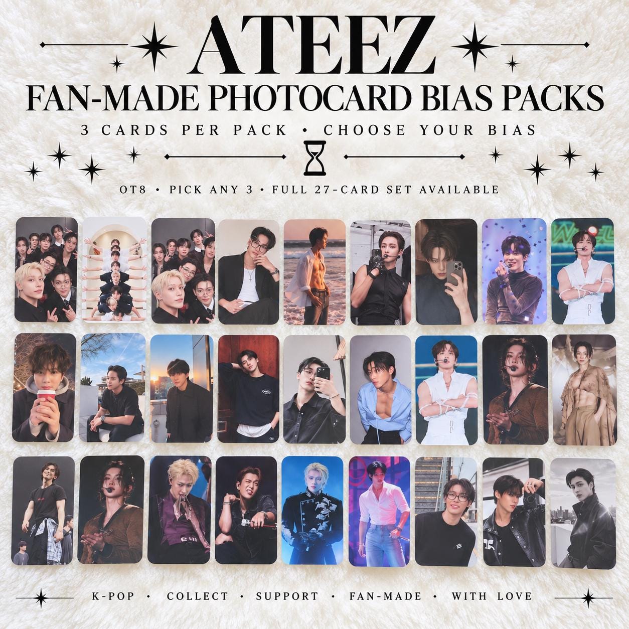 Ateez Photocard Pack - Etsy