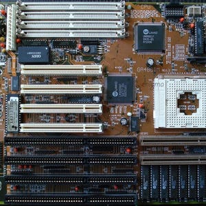 Vintage Motherboard Sockel 3 PGA 237 486 Gigabyte GA-486IM rev.2 Baby-AT - versiegelt
