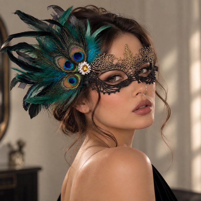 Fantasy Masquerades Peacock - Etsy