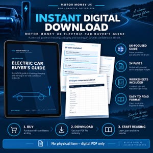Electric Car Buyer’s Guide UK 2026 | EV Buying Guide | Used EV Checklist | Battery, Charging & Range Guide | Digital Download