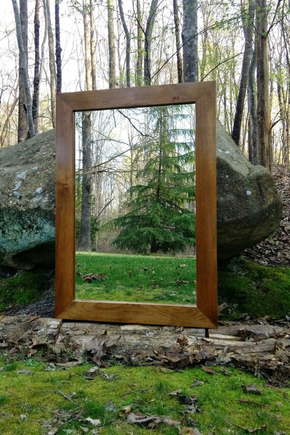Knotty Alder Mirror Wood Floor Extra Large Knotty Alder Mirror Wood Floor