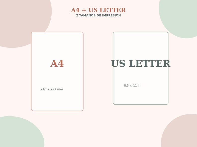 Printable Weekly Planner | Undated Weekly Planner | A4 + US Letter ...