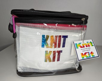 THE KNIT KIT! Circular Knitting storage - fresh, new, practical! Store All your circs in one place!  Standard Size.