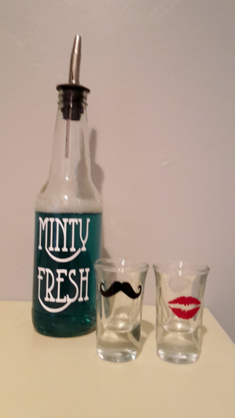 DIY Retro MOUTHWASH Dispenser Soda Bottle with spout Mr. and Etsy