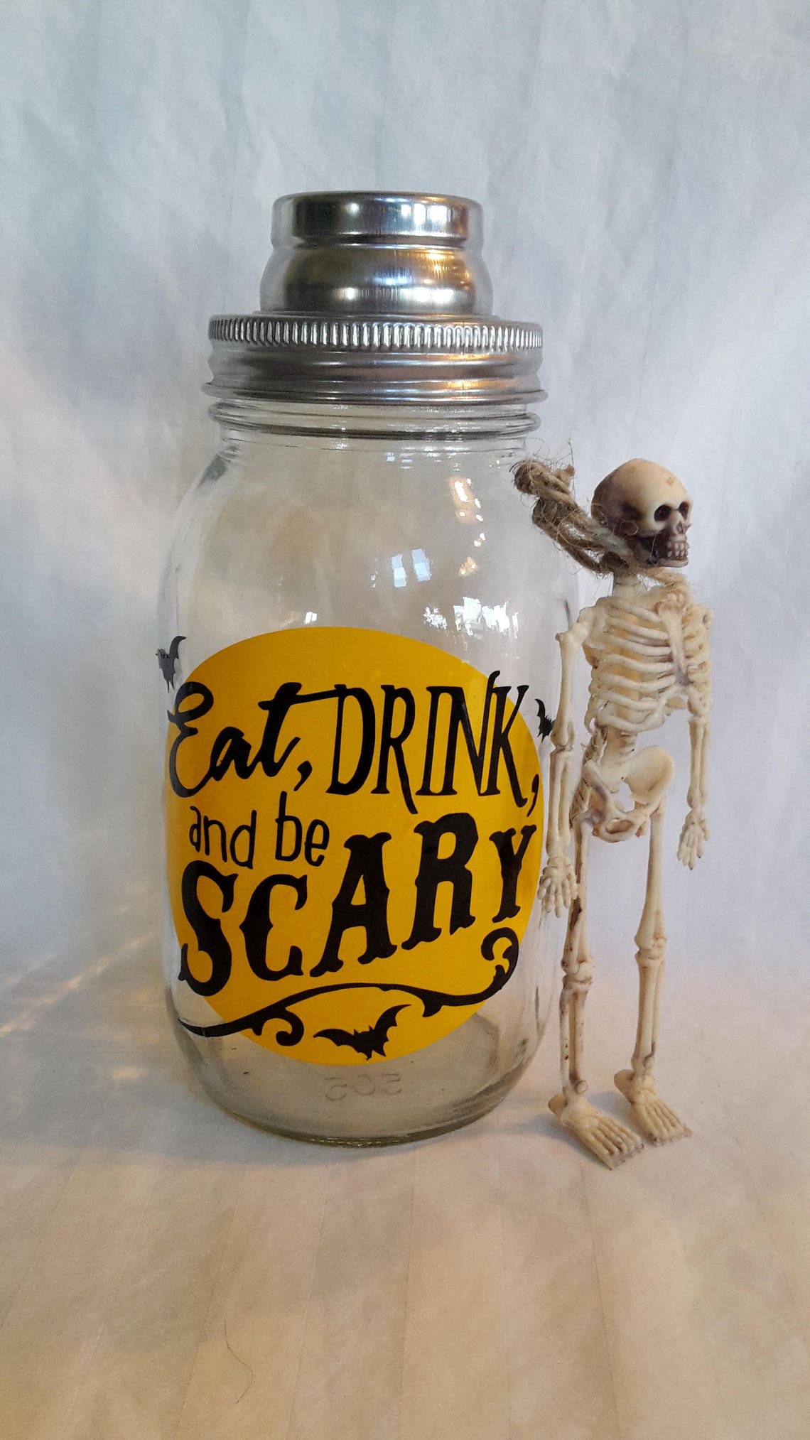 CUSTOM Mason Jar MARTINI Cocktail SHAKER Cosmopolitan Mojito Etsy