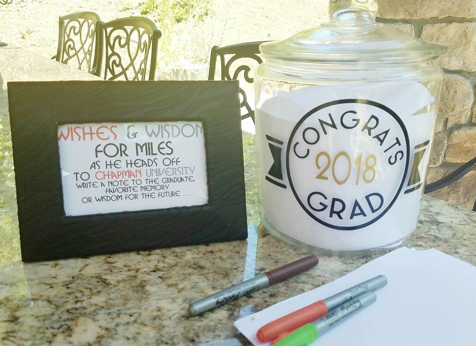 DIY 2021 GRADUATE Cookie Jar GRADUATION Candy Jar Bar Custom Etsy