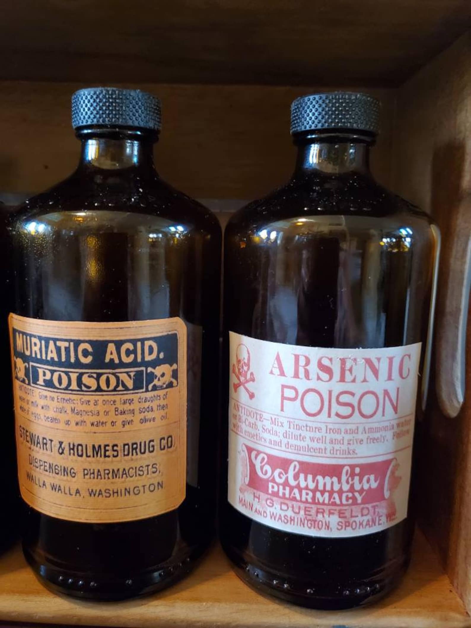 PICK your POISON MEDICINE Brown Bottle Apothecary Potion Brown Etsy
