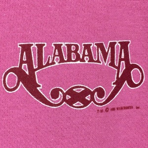 Nos vintage 80s ALABAMA CONCERT Muscle Sweatshirt T-Shirt *XXS* country rock tour deadstock