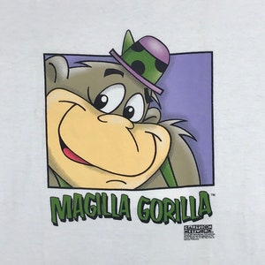 vintage 90s MAGILLA GORILLA Cartoon Network T-Shirt LARGE tv show