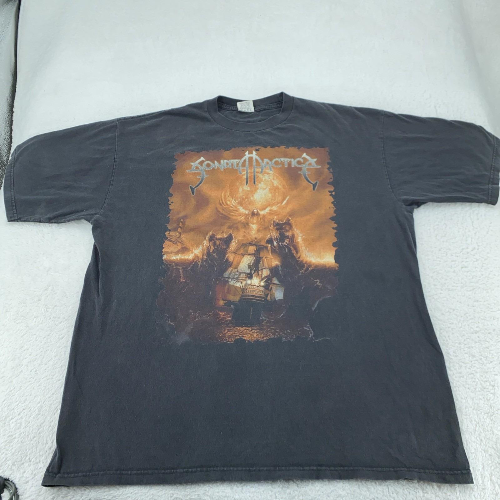 Vintage Sonata Arctica Concert Shirt Mens XL 2005 Tour Band Power 