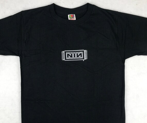 vintage 90s NINE INCH Nails T-Shirt MEDIUM concer… - image 3