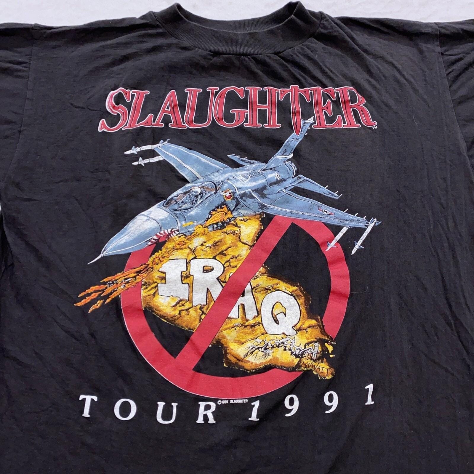 SLaughter Tour 1991 Tシャツ Lサイズ CCI スローター SLaughter Tour