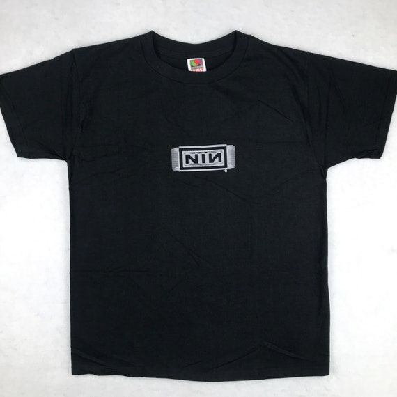 vintage 90s NINE INCH Nails T-Shirt MEDIUM concer… - image 2