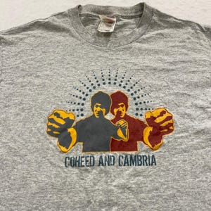 Koszulka koncertowa Bruce&#39;a Lee z lat 90. Coheed i Cambria, średnia, miękka, rockowa trasa koncertowa