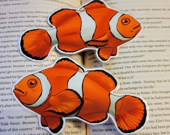 Ocellaris Clownfish Page Pet Double-sided Bookmark