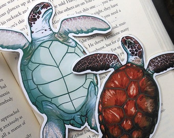 Sea Turtle Page Pet Bookmark