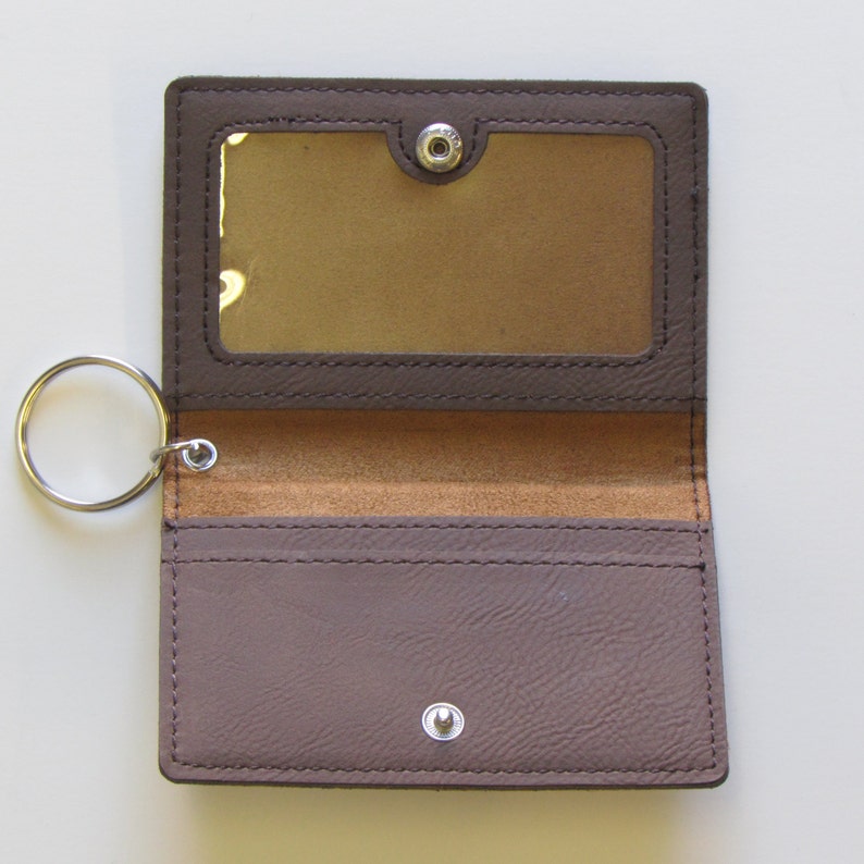 Monogrammed Keychain ID Holder College ID Holder Keychain Etsy