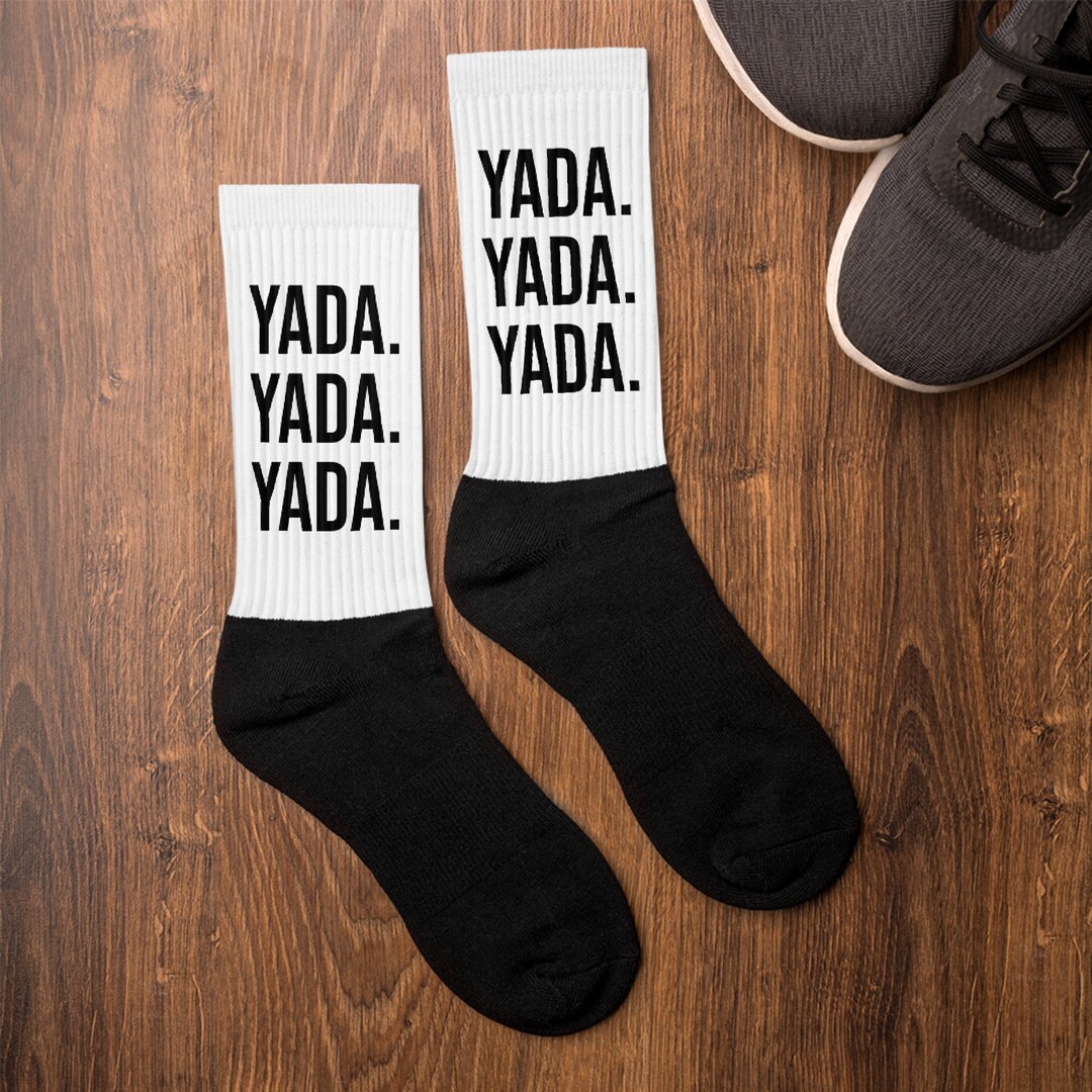 Yada Yada Yada Seinfeld Socks Seinfeld Gift For Dad Funny Socks 