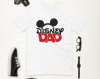 Disney Dad Short Sleeve T-Shirt Fitted Men's Disney Shirt Disney Gift for Dad T Shirt Disney Fathers Day Gift