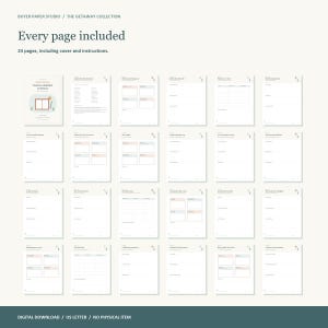 Travel Memory Journal, 24-Page Fillable PDF, Places We Keep (Digital Download) image 5