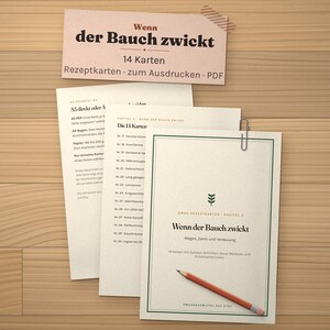 Kochbuch deutsch zum Ausdrucken, 14 fertige Rezepte aus Omas Küche, milde Suppen und Haferschleim, PDF