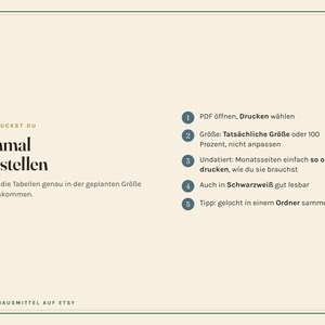 Haushaltsbuch zum Ausdrucken, undatiert, Budgetplaner PDF A4 und Excel Tabelle, Ausgaben, Fixkosten, Sparziele, Umschlagmethode Bild 10