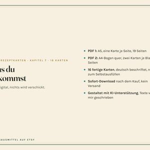 16 fertige Putzrezepte zum Ausdrucken, Essig und Natron, Putzmittel selber machen, Karten A5, PDF deutsch image 7