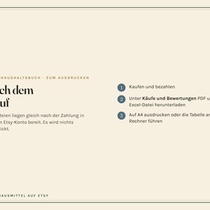 Haushaltsbuch zum Ausdrucken, undatiert, Budgetplaner PDF A4 und Excel Tabelle, Ausgaben, Fixkosten, Sparziele, Umschlagmethode Bild 11