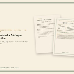 16 fertige Putzrezepte zum Ausdrucken, Essig und Natron, Putzmittel selber machen, Karten A5, PDF deutsch image 5