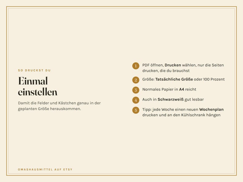 Essensplaner zum Ausdrucken, Wochenplan Essen, Einkaufsliste, Monatsplan, Vorratsliste, Menüplan Familie, Resteküche, PDF A4 Bild 10