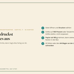 16 fertige Putzrezepte zum Ausdrucken, Essig und Natron, Putzmittel selber machen, Karten A5, PDF deutsch image 8