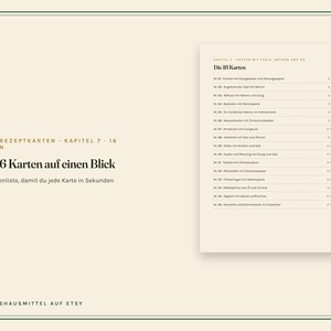 16 fertige Putzrezepte zum Ausdrucken, Essig und Natron, Putzmittel selber machen, Karten A5, PDF deutsch image 4