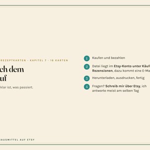 16 fertige Putzrezepte zum Ausdrucken, Essig und Natron, Putzmittel selber machen, Karten A5, PDF deutsch image 11