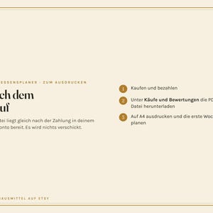 Essensplaner zum Ausdrucken, Wochenplan Essen, Einkaufsliste, Monatsplan, Vorratsliste, Menüplan Familie, Resteküche, PDF A4 Bild 11