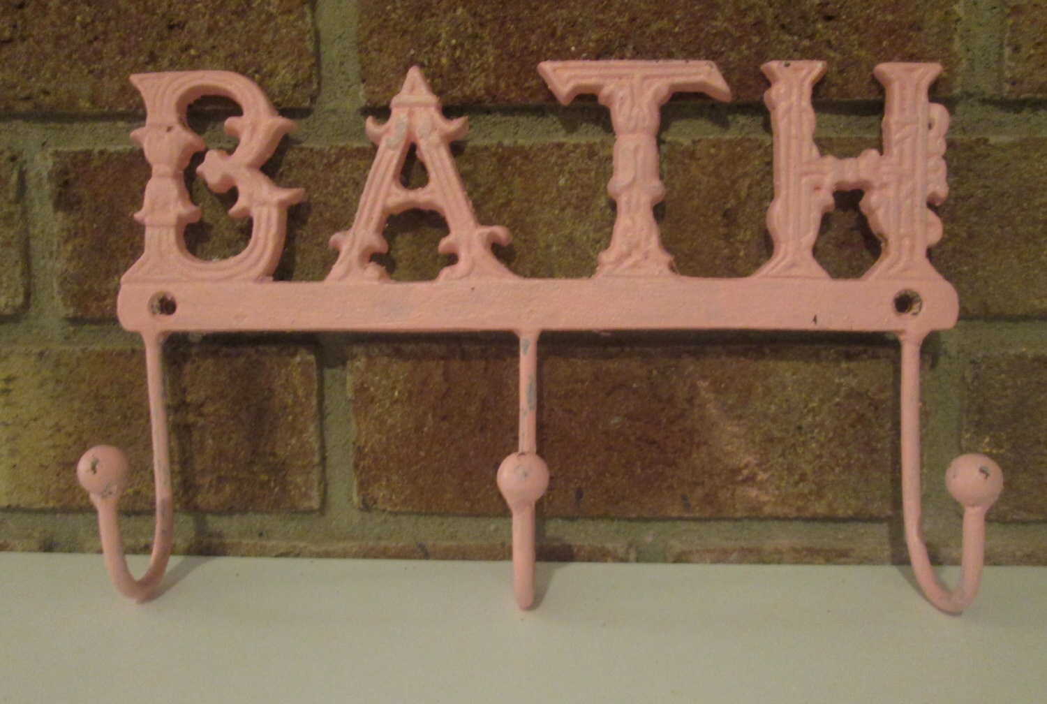 Shabby Chic Bath Towel Hook Etsy
