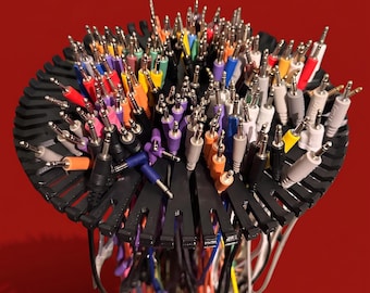 Suporte para Cabo USB Eurorack para Suporte de Microfone | Organizador de Cabos com Rosca de 5/8"