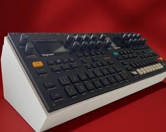 Doppelständer für Elektron-Geräte | Digitakt Digitone Syntakt Analog Heat Ständer | 30 Grad neigbarer Tischständer | Elektron Synth-Ständer