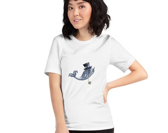 Narwhal T-Shirt - Mr. Stumpy Narwhal T-Shirt - Narwhal Gift - Unicorn of the Sea Short-Sleeve Unisex T-Shirt