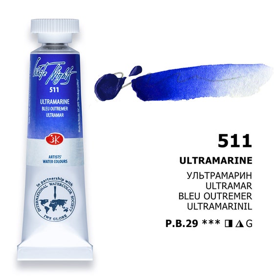 Saint Petersburg White Nights® Watercolor Tubes BLUE TONES 10ml