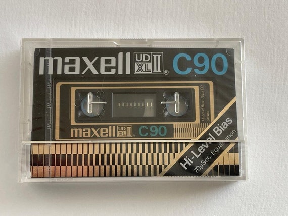 Blank Cassette Audio Tape MAXELL UD XLII C90 Hi-level Bias Nos Factory  Sealed Japan 