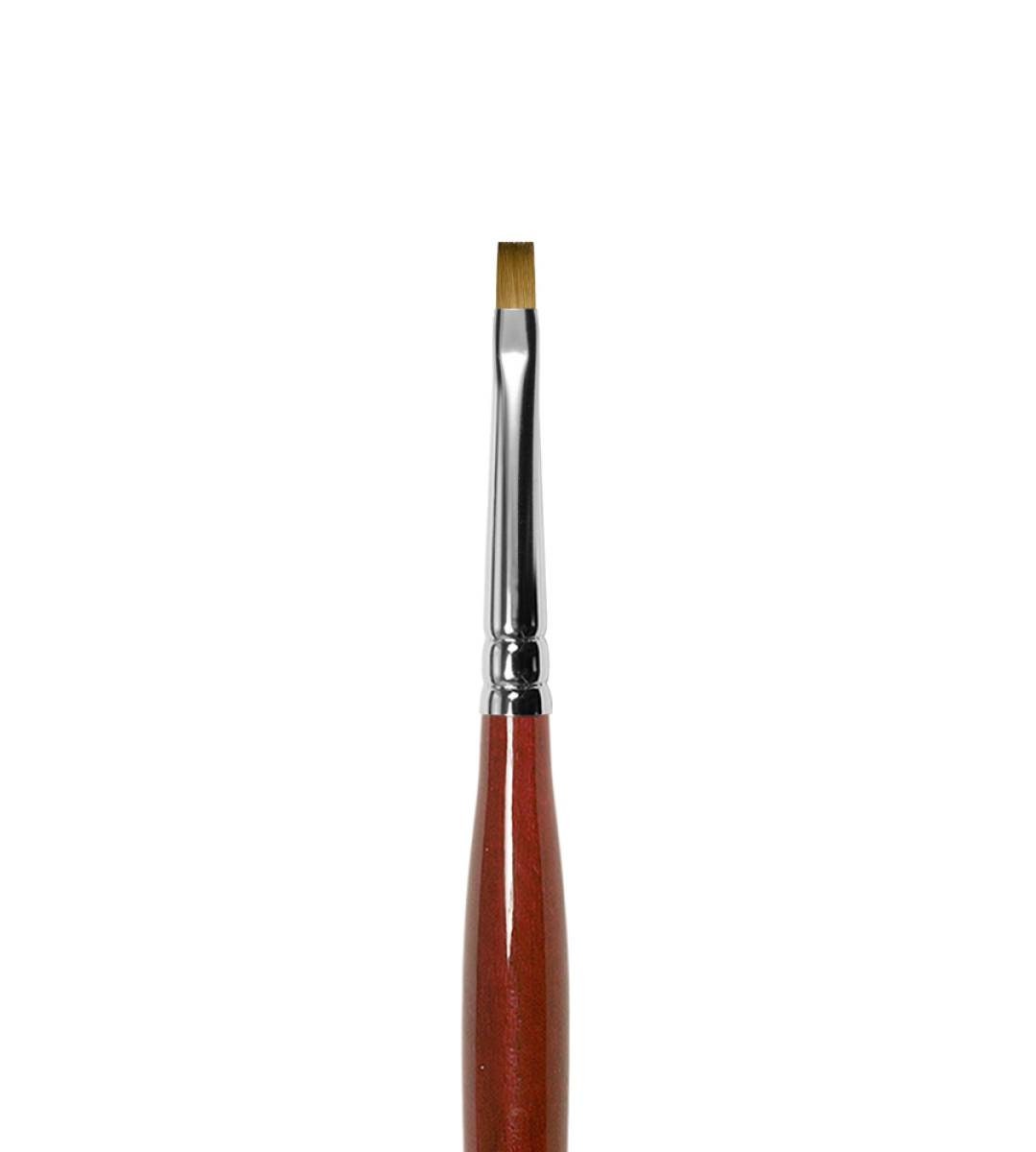Flat Brush #3 Flat Brush #4 Kolinsky Sable Brush DK23R Professional