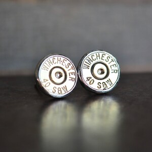 Bullet Earrings - Bullet Post Earrings - Brass Bullet - Sterling Silver - Post Earrings - Bullet - Bullet Stud Earrings  - Bullet Jewelry