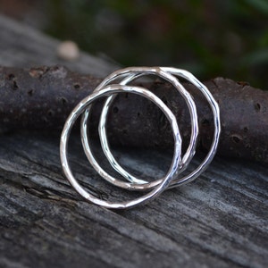 Sterling Silver Stack Rings, Stack Rings, Sterling Stack Ring