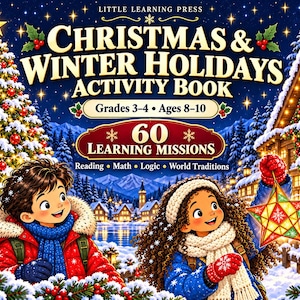 Christmas Winter Holiday Activity Book: Grades 3-4 Reading Math Traditions (PDF)