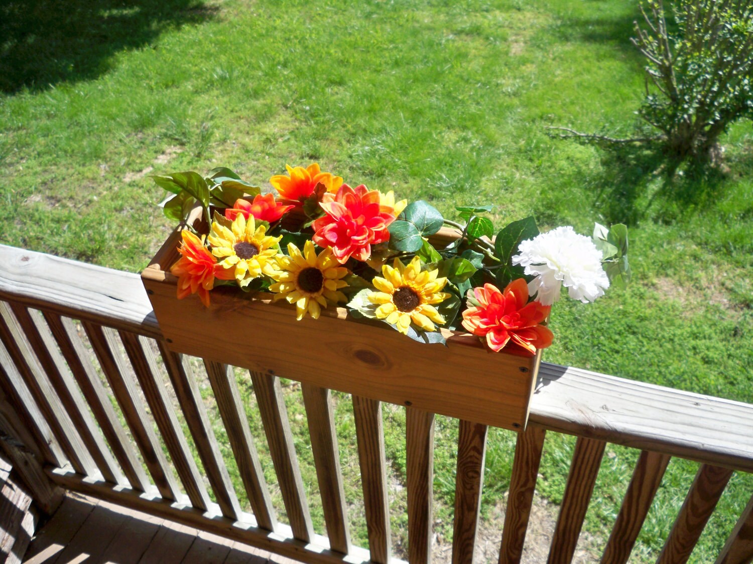 Decorative Window Flower Box Wedding Center Piece Country Etsy