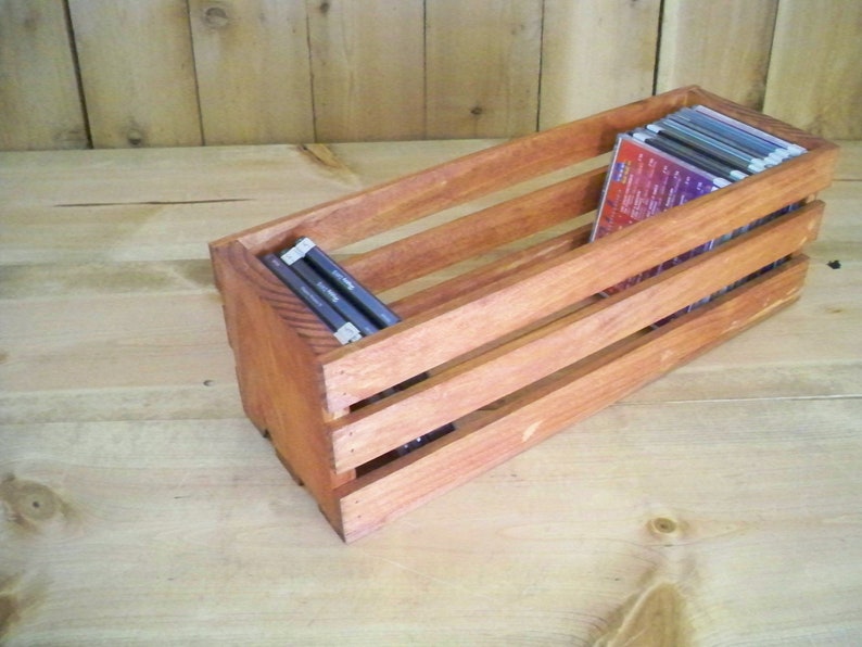 This Crate Holds 37 CDs CD Crate Shelving forCrate Shelf Etsy