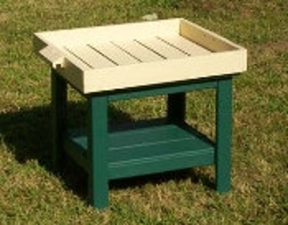 Wood Tray Table Patio Tray Table Deck Tray Table Deck Etsy