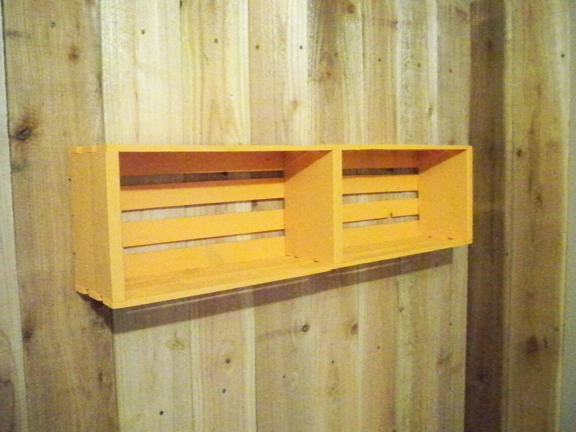 This Crate Holds 50 Dvdsdvd Storage Crate Wood Crate Etsy