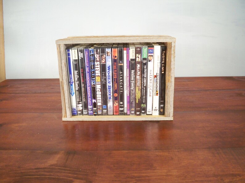 DVD Wood Crate DVD Box DVDs Shelfs Fruit Storage Crate Etsy